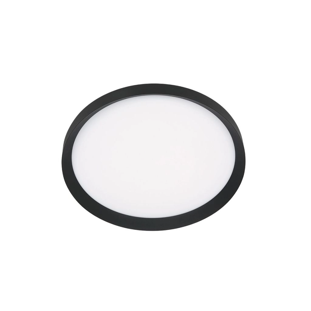 Moderne Deckenbeleuchtung Flady schwarze Ø30cm Steinhauer 8712746181012