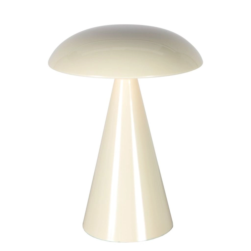 Wiederaufladbare Tischlampe Mush Sahne Steinhauer 8712746188776