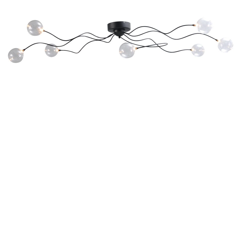 LED-Deckenlampe Gio 7-Licht-Schwarz Masterlight 8718121182148