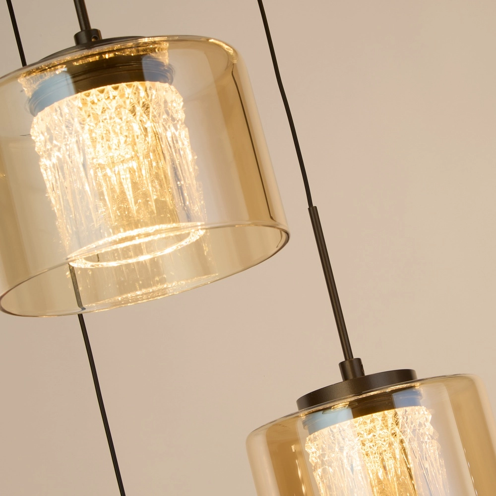 Design-Pendellampe Tumblers 5-Licht Bronze Searchlight 5,05342E+12