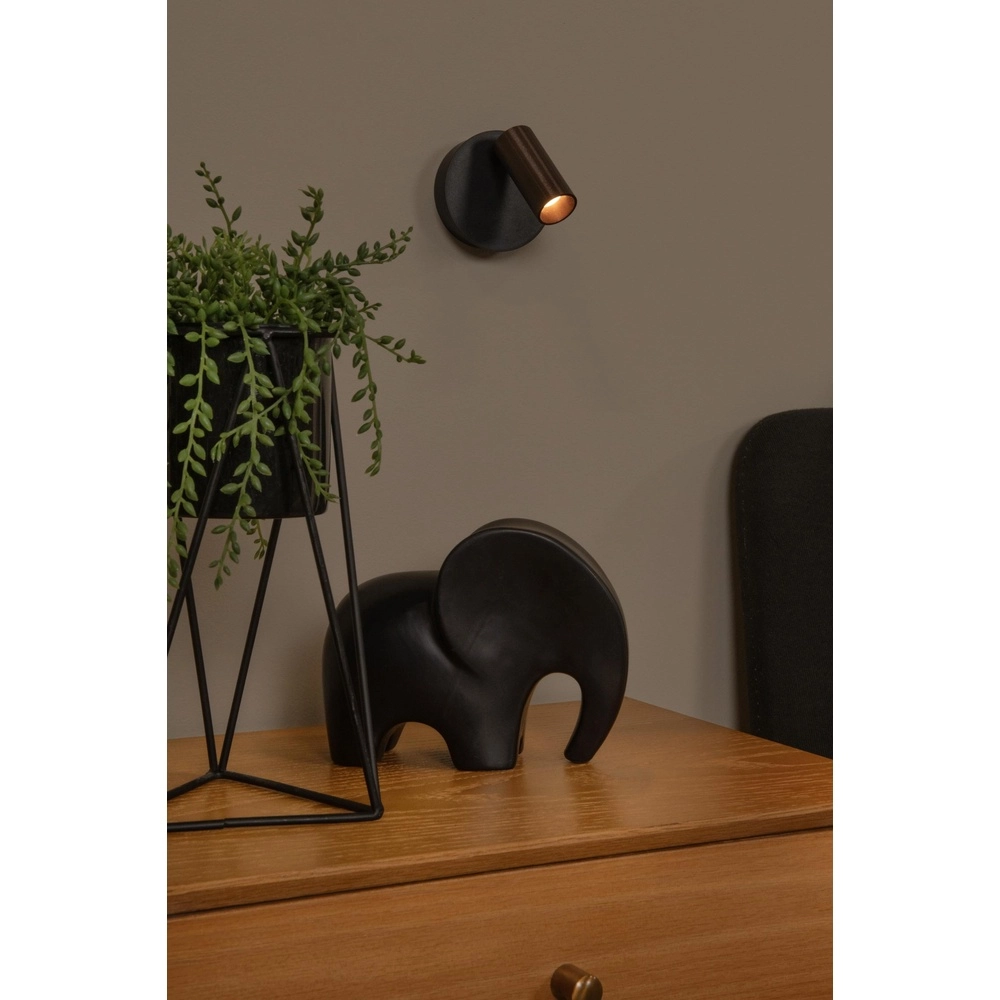 Wiederaufladbare Wandlampe Toni Magnetischer Kaffeebraun Lucide 5411212290557