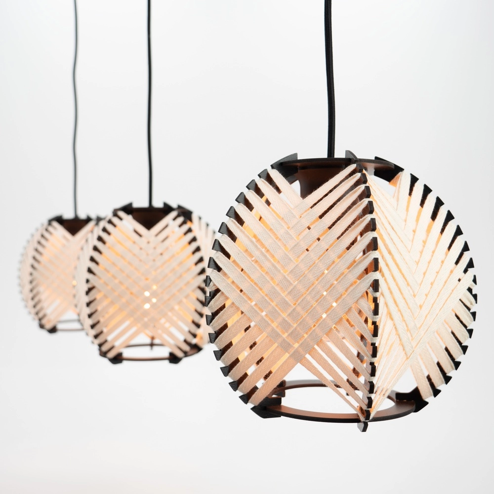 Design-Essaal-Pendellampe Waverton 3x E27 Eglo 9002759440077