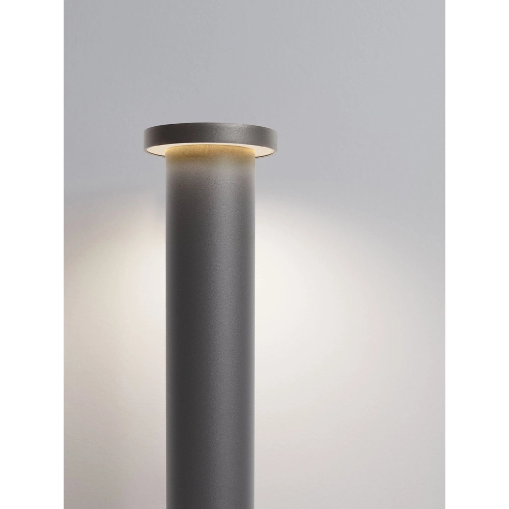 Moderne Wegbeleuchtung Bast dunkelgrau 45 cm - 2700K Lyora 5212017497611
