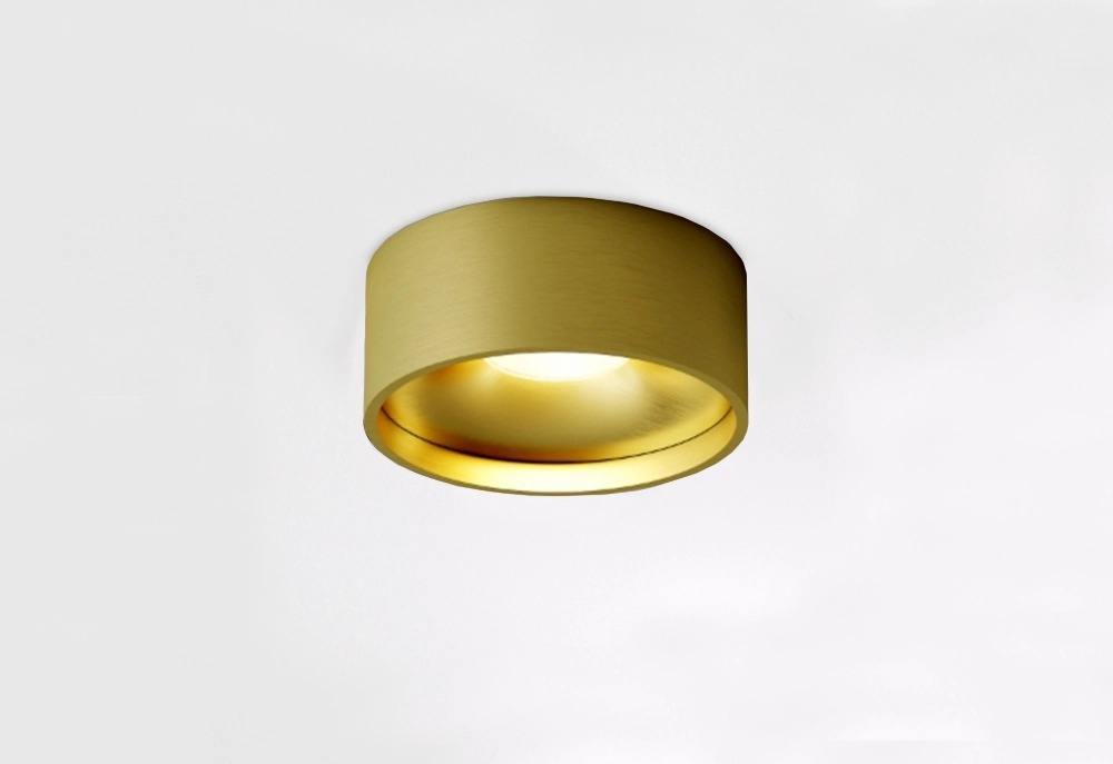 Deckenlampe im Badezimmer Oran Ø 12cm – Gebürstetes Gold Artdelight 8720701103887