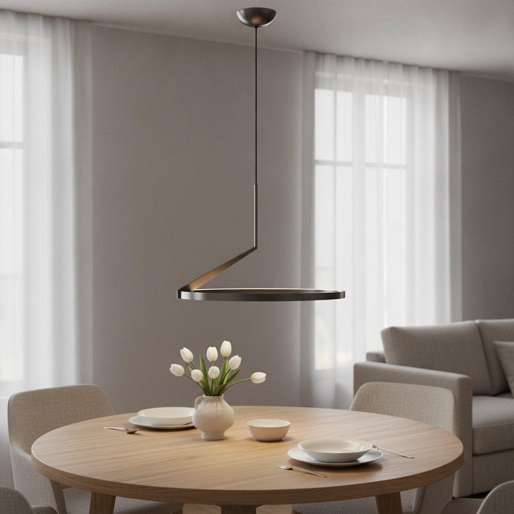 Design-Pendelleuchte Tilia Nickel
