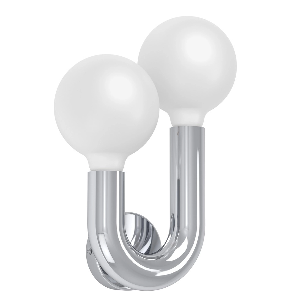 Design-Wandlampe Mellili Chrom