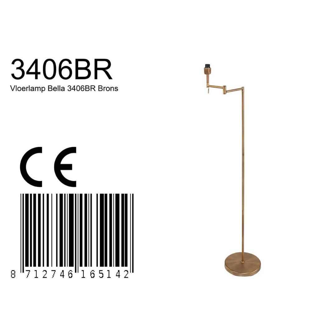 Stehlampe Bella Bronze Steinhauer 8712746165142