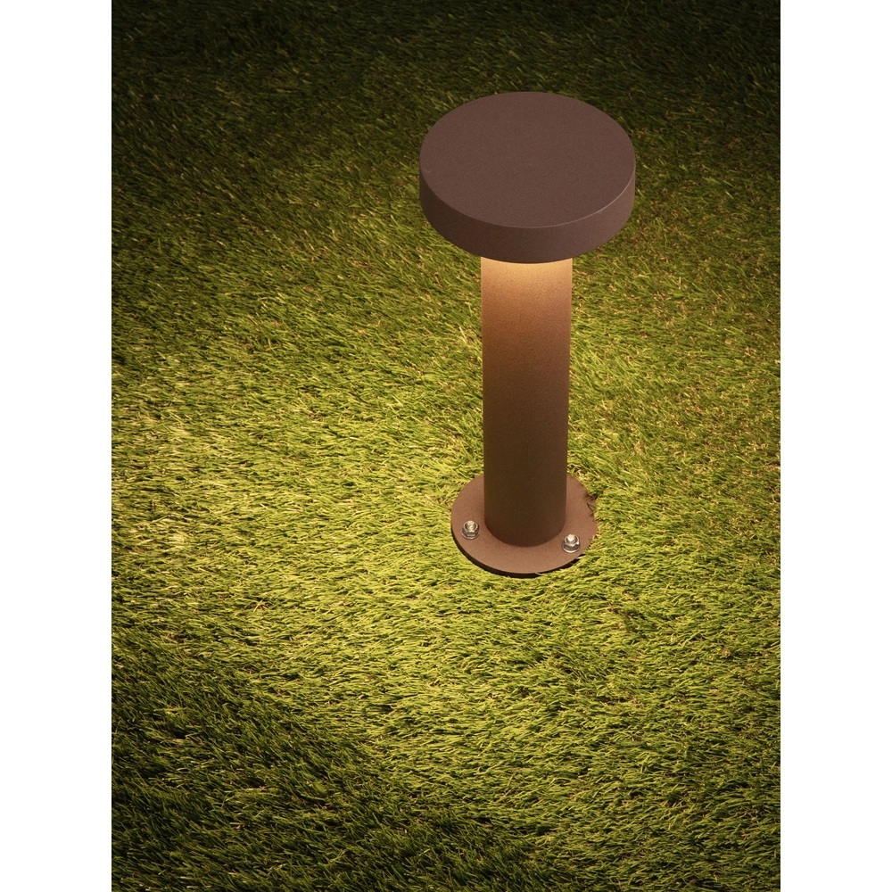 Designing-Gartenlampe Gong rostbraun 30 cm – 2700.000 km