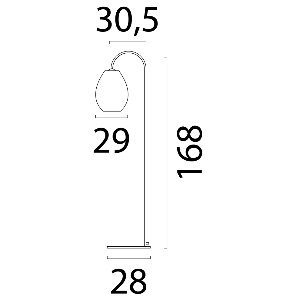 Stehlampe Carta Pineapple Think-paper Shade Cocoa Ø 29cm Masterlight 8718121438504