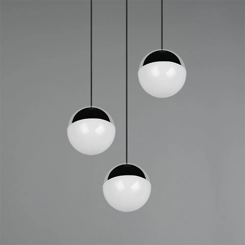 3-Licht Pendellampe Senta Rundchrom Trio 4017807685824