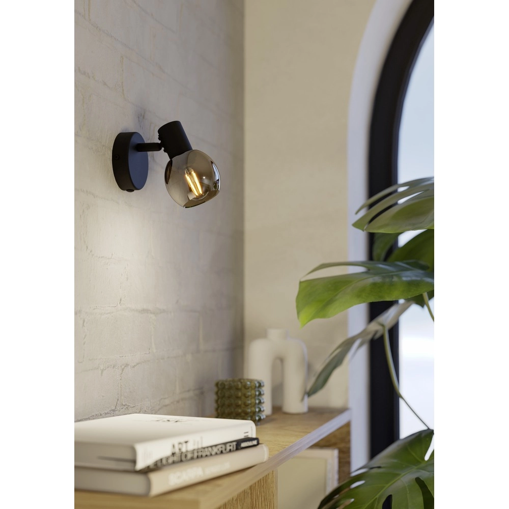 Wandlampe Castellazo Schwarz