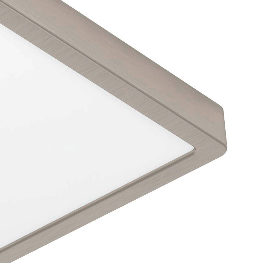 Deckenleuchte aus Edelstahl Fueva 5 28,5 x 28,5 cm Eglo 9008606244942