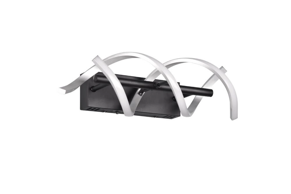 Design-Wandleuchte Sequence gebürstetes Metall Trio 4017807541793