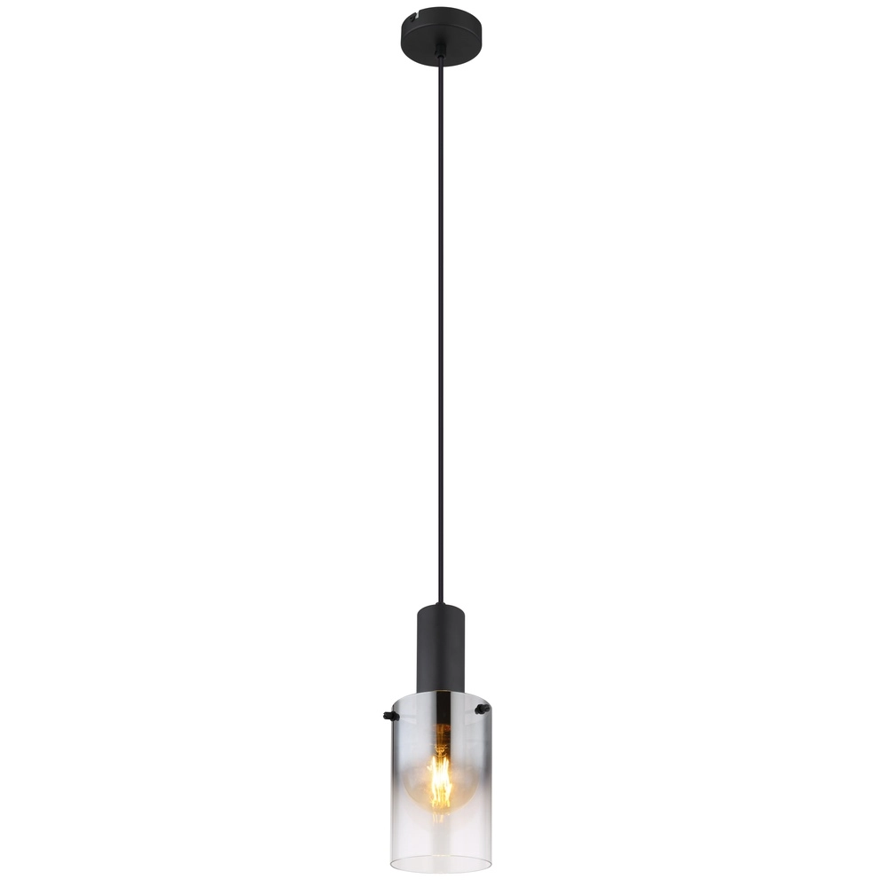 Einzelne Pendellampe Florentina Schwarzes Design