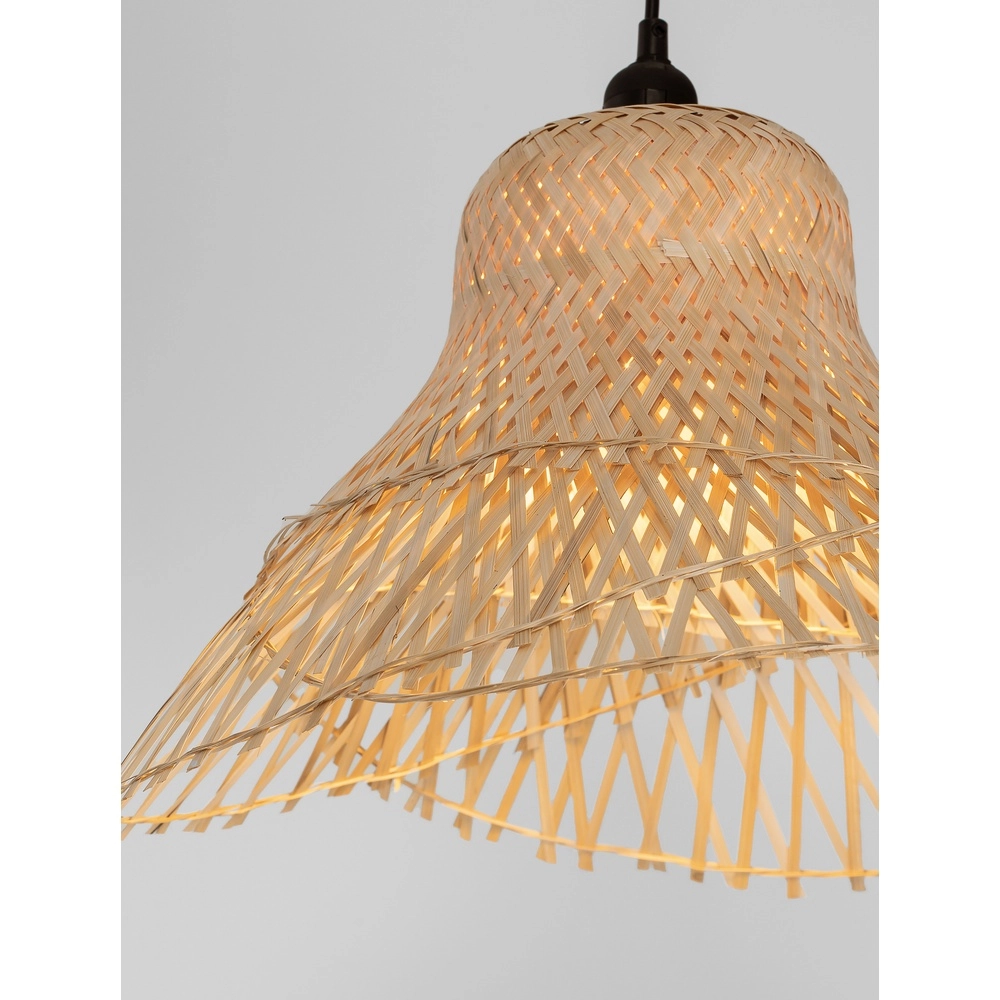 Rattan Pendelleuchte Aura Ø 45cm Lyora 5212017455826