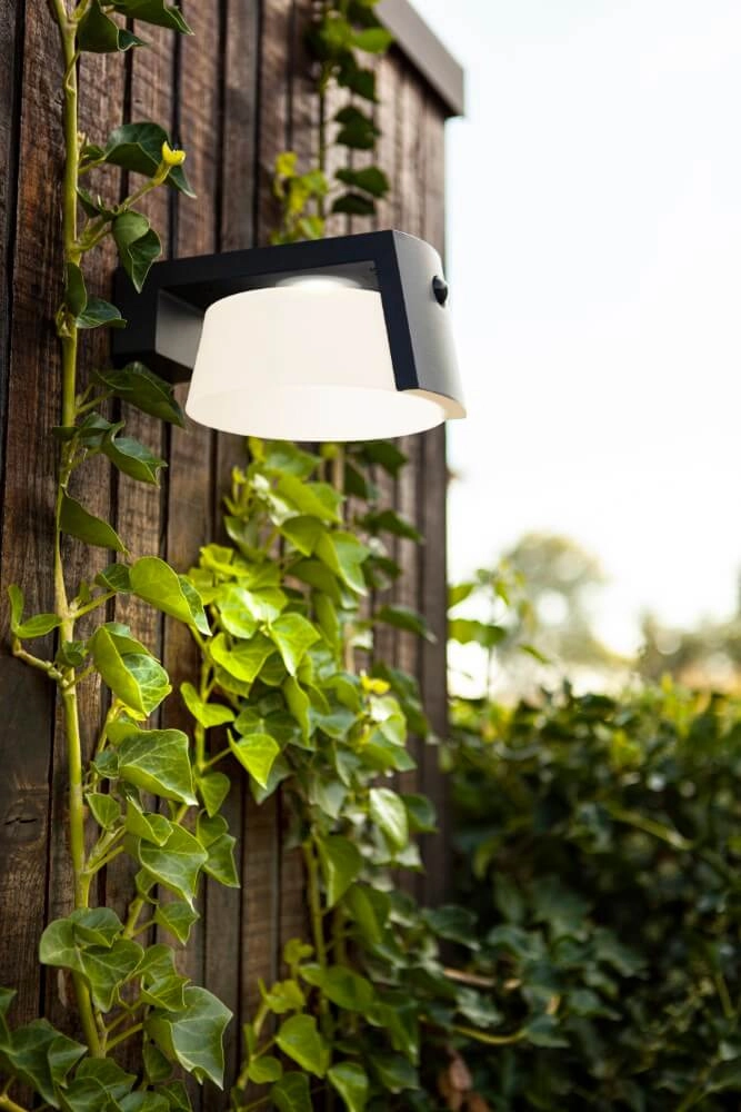 Solar wall lamp Moon anthracite Lutec 6939412014838