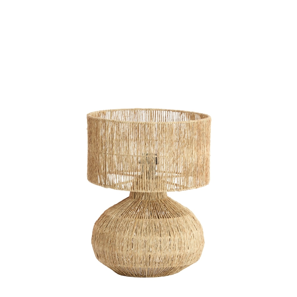Jute-Tischlampe Arova Ø 30 cm Schatten