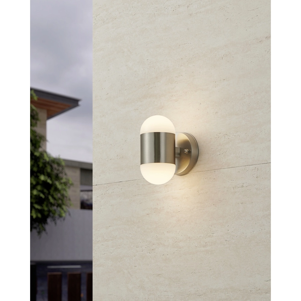 Wandlampe Merola Edelstahl Eglo 9002759753924