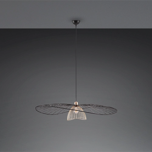 Pendellampe Lauris Ø 100 cm schwarz Trio 4017807678093
