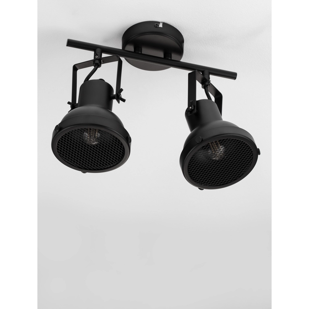 Deckenlampe Ruvi 2-flammig schwarz Lyora 5212017446367