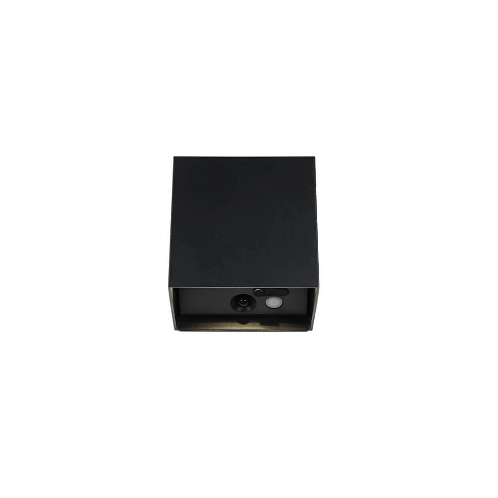 Wandleuchte wiederaufladbar Genie Schwarz mit Sensor Trio 4017807636376