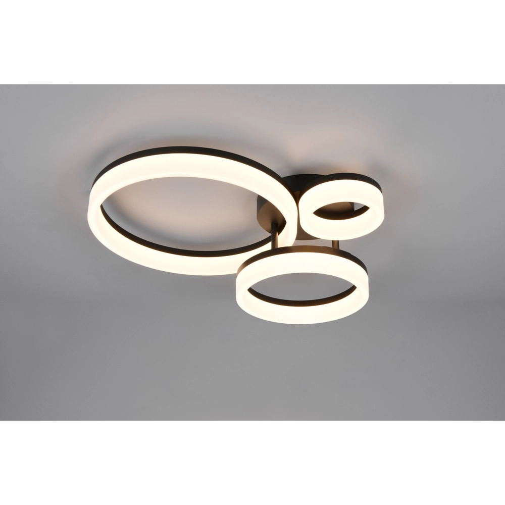 Design-Deckenleuchte Scope M schwarz Trio 4017807656022