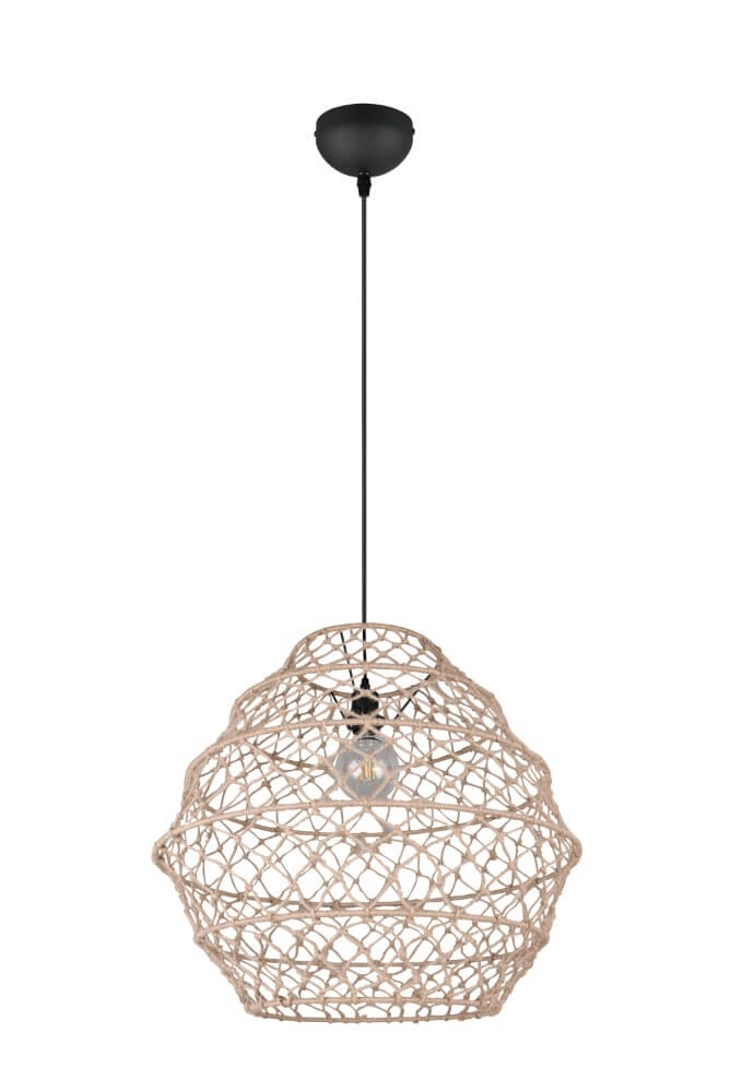 Rattan Pendelleuchte Hive Ø 60cm Trio 4017807637199