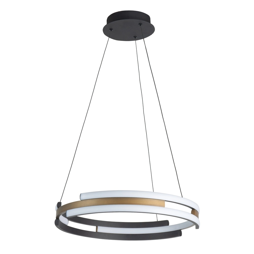 Pendelleuchte Orion schwarz mit Kupferbronze Ø 45cm Highlight 8718379049446