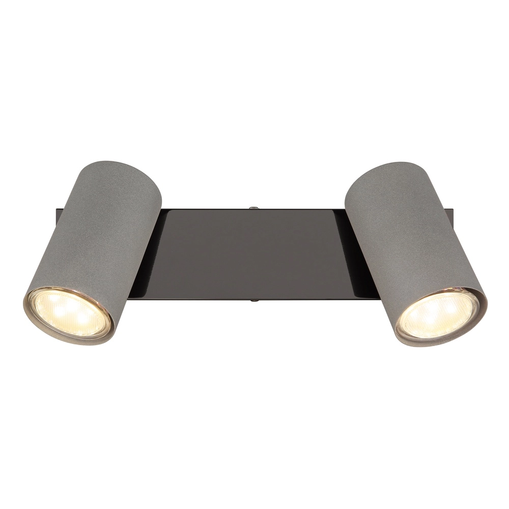Deckenlampe 2-Leuchten Robby Gunmetal Globo 9007371474547