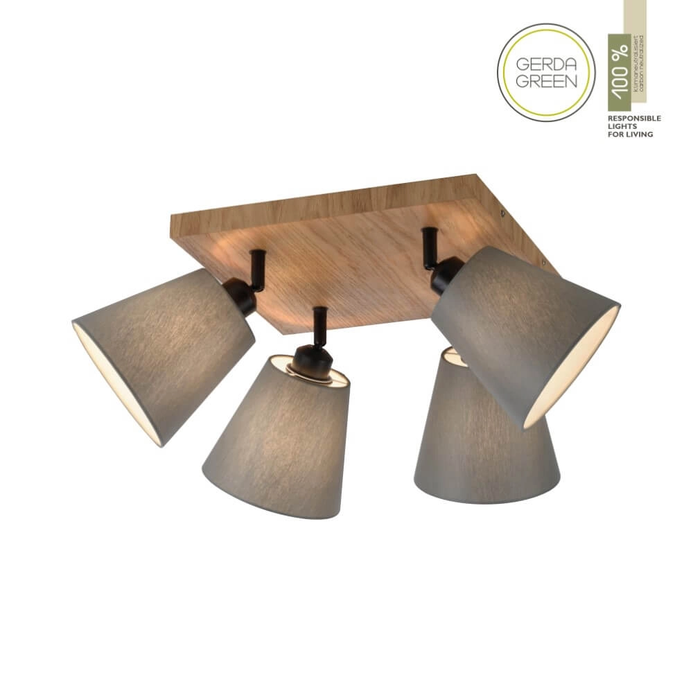 Deckenleuchte Green Michel 4-Licht Just Light 4043689995058