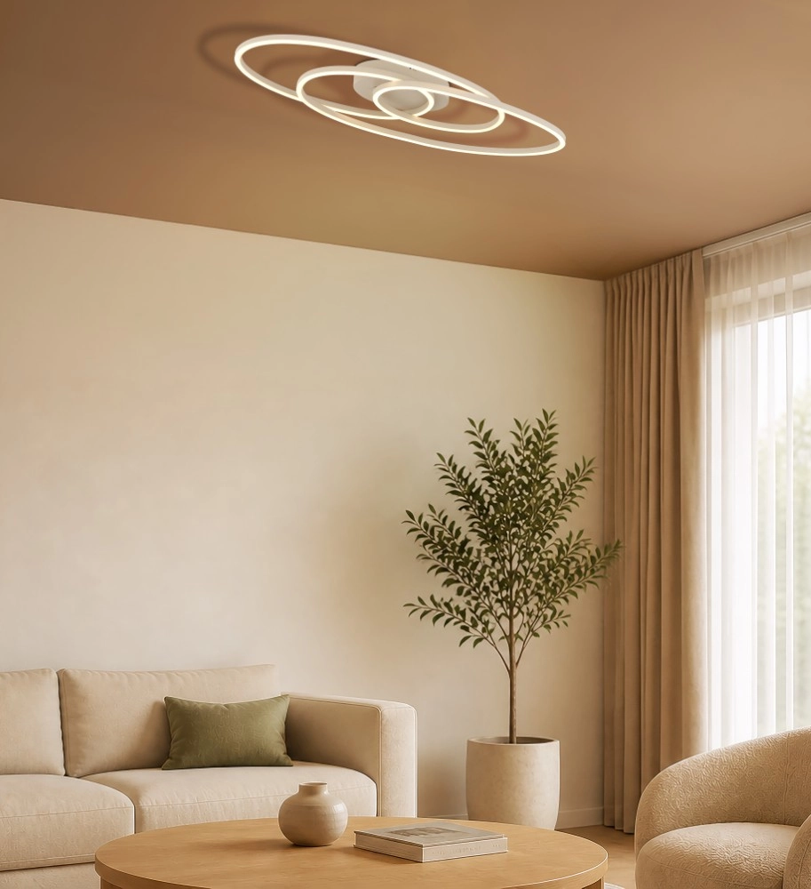 Design-Deckenlampe Spira Sandbraun Globo 9007371593347