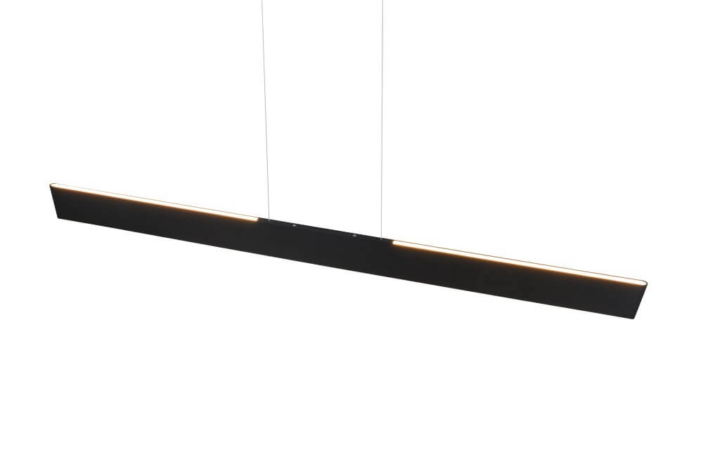 LED-Büro-Hängelampe Galway 150cm - schwarz Trio 4017807616668