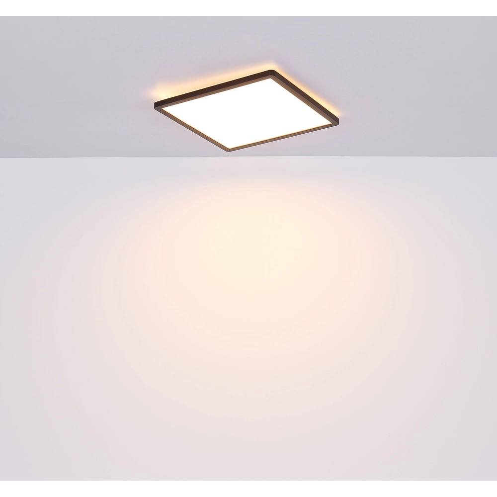 Deckenlicht Sapana Quadrat 29,4 cm Schwarz Globo 9007371414390
