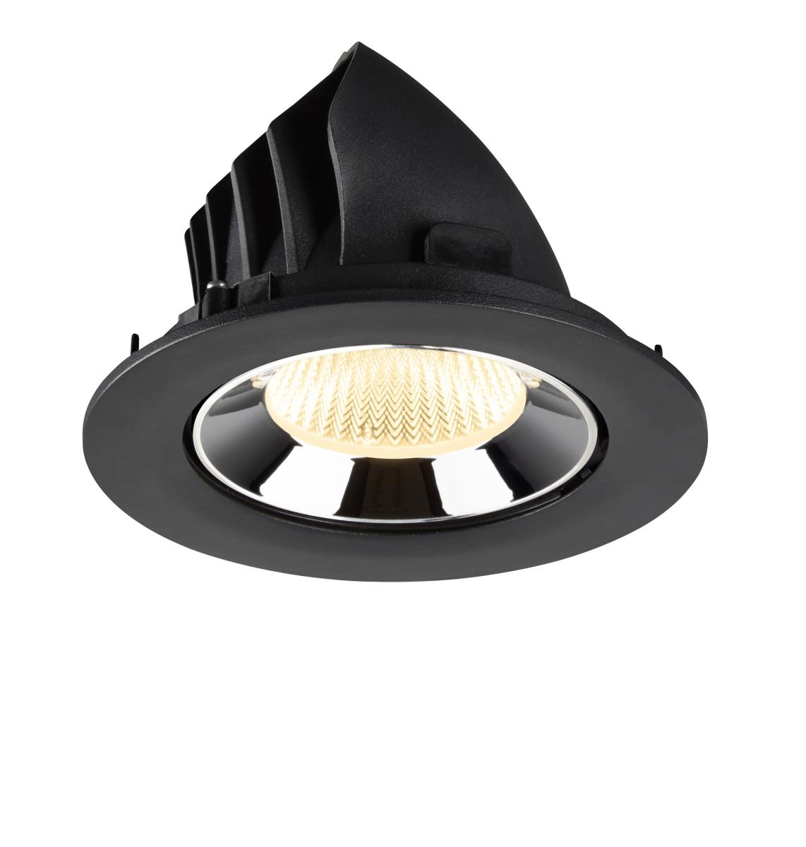 Einbau-Strahler Numinos Gimble L schwarz/chrom 3000K - 40gr SLV 4024163310284