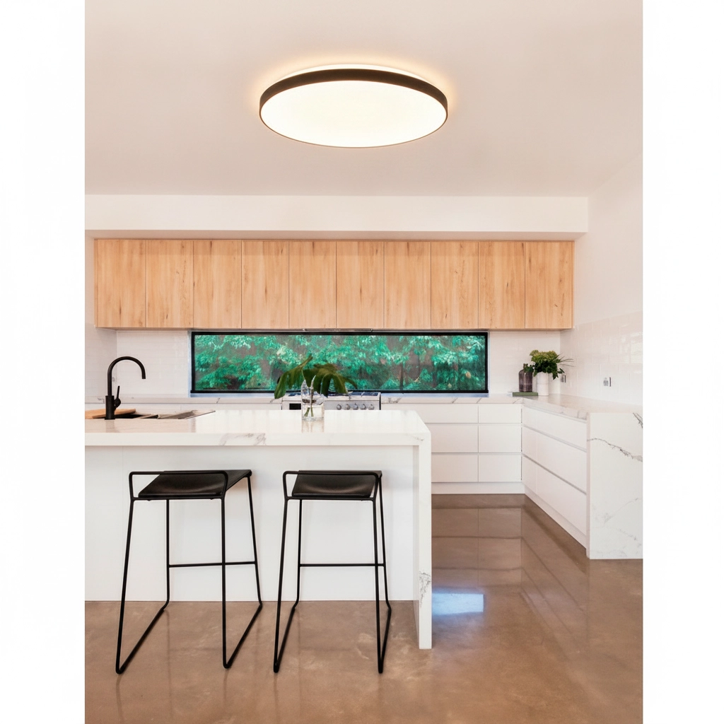 Design-Deckenleuchte Pertino Ø 58cm schwarz