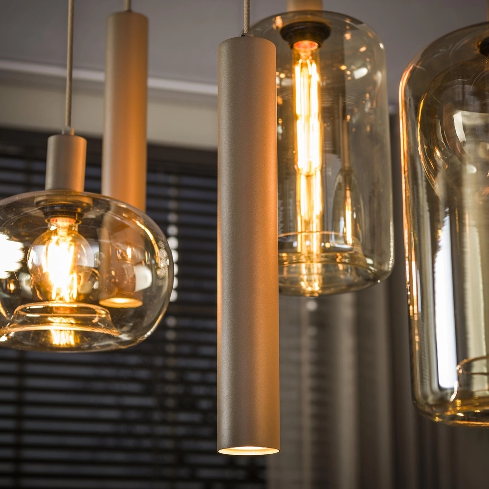 Esstisch-Pendellampe Serene 7-Lichter - Sand Lyora 8716803510920