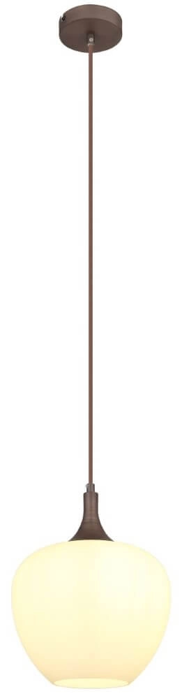 Braune Hängelampe Maxy 1-flammig Ø 24cm Globo 9007371445356