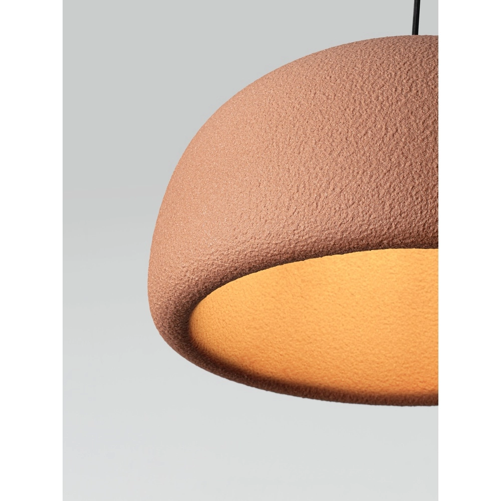Moderne Pendellampe Davo Terrakotta Ø 43 cm Lyora 5212017495648
