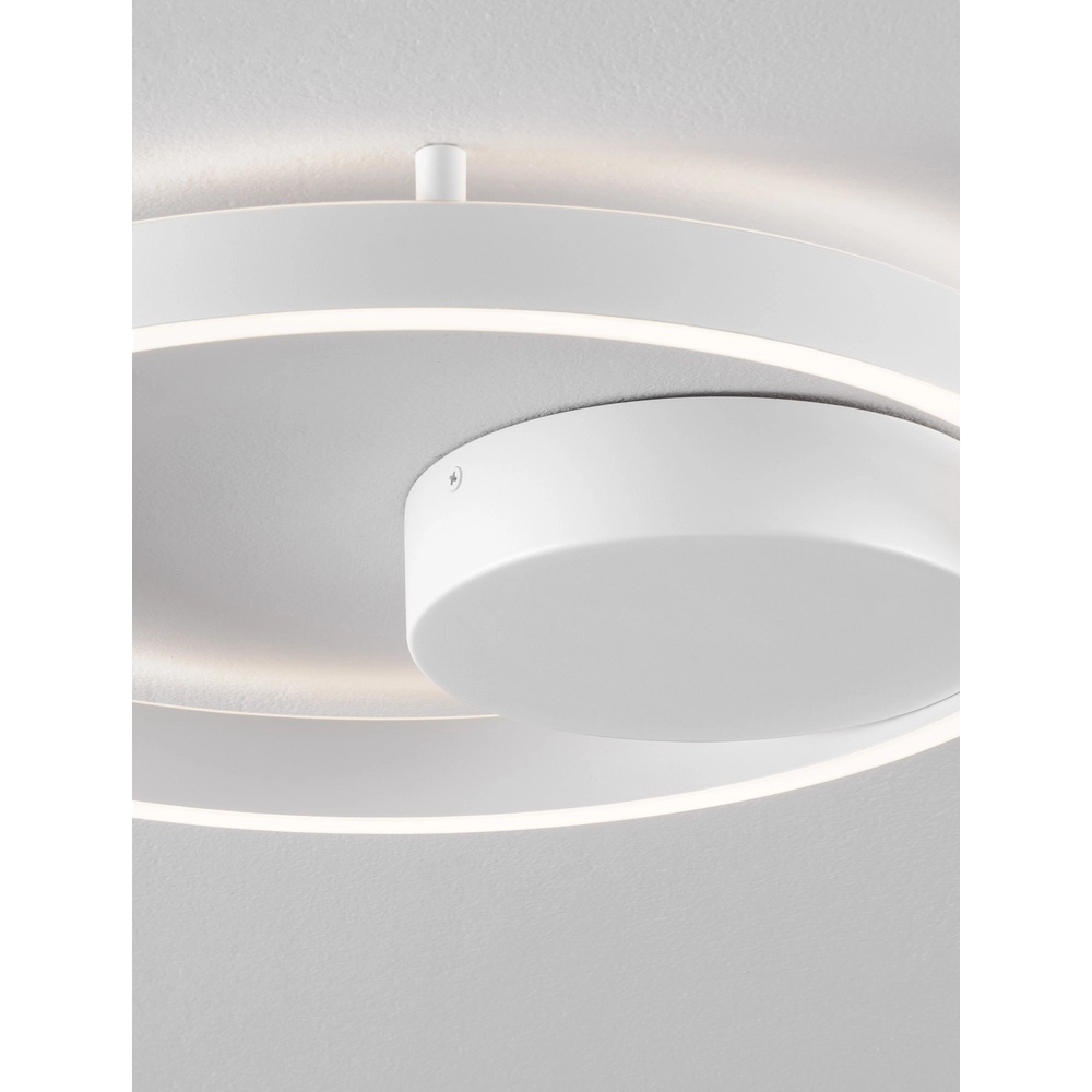 Deckenlampe Hedra rund Ø 40cm weiß Lyora 5212017448859