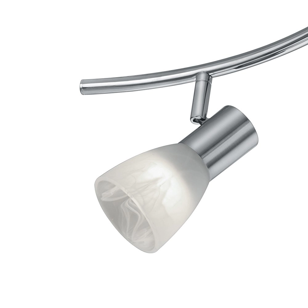 LED-Deckenstrahler Levisto 6-Licht-Nickelmatte Trio 4017807281736