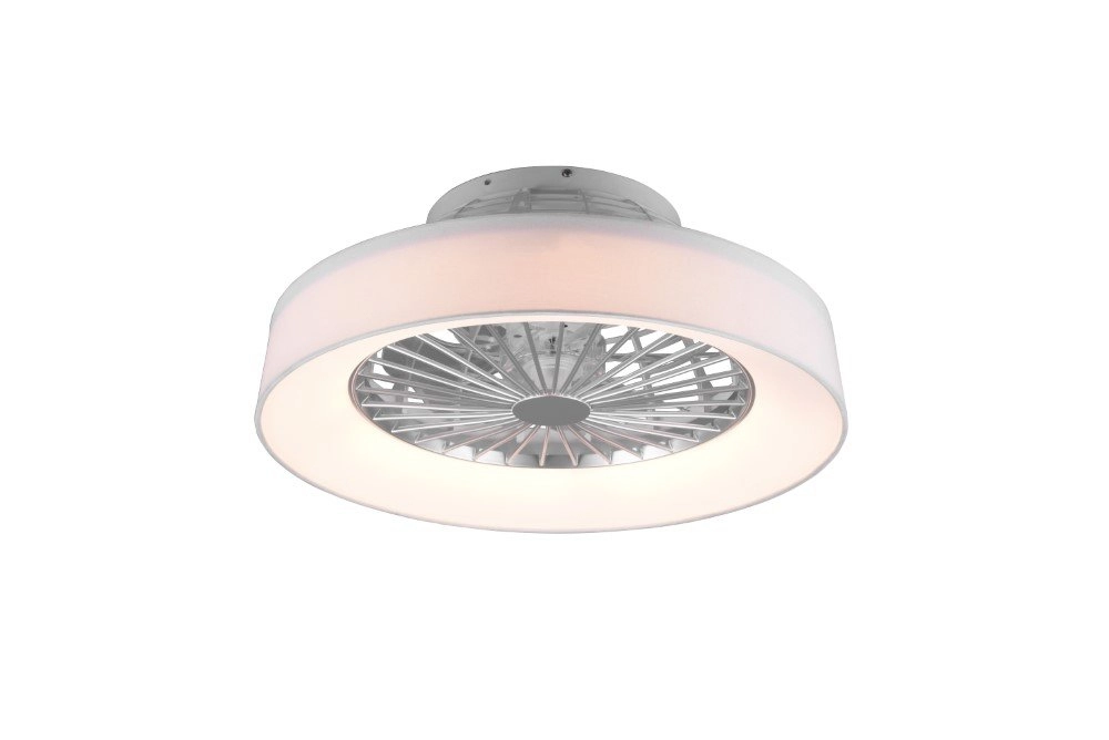 LED-Deckenventilator Farsund 47cm weiß
