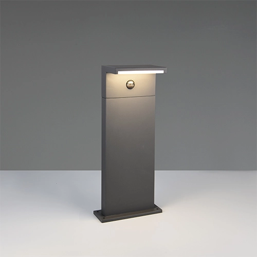 Moderne Gartenlampe Ravi Anthrazit mit Sensor 50 cm Trio 4017807686913