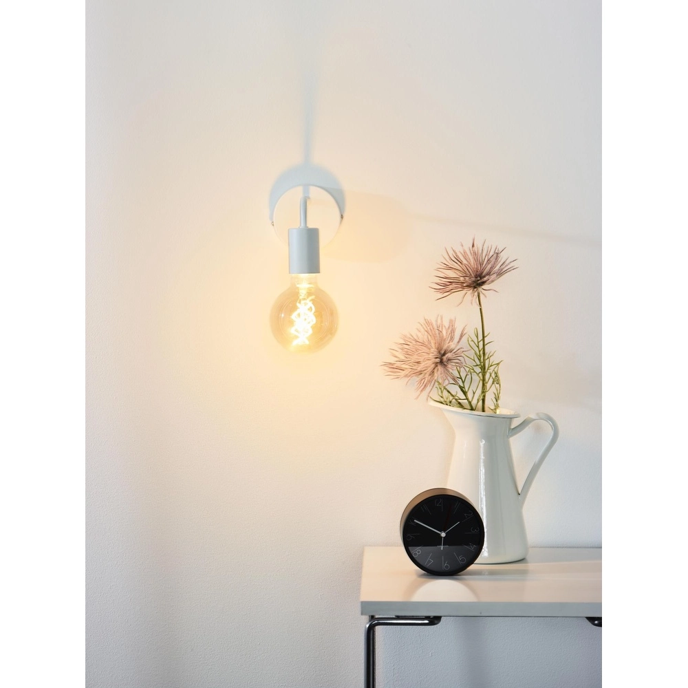 Weiße Wandlampe Scott Konstruktion Lucide 5411212450661