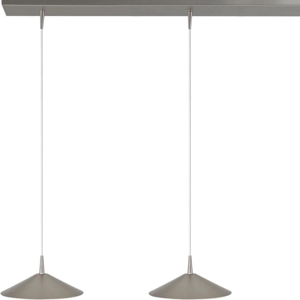 3-Licht Pendellampe Ceppo Nickel Ø 22 cm Masterlight 8718121358550