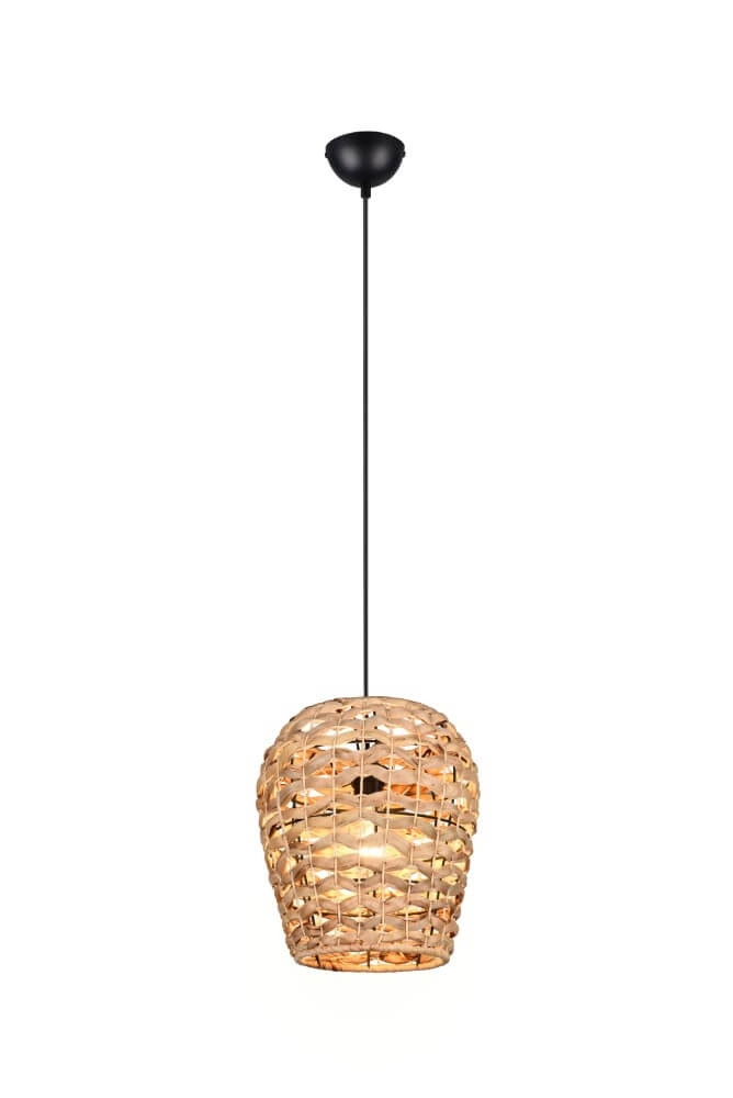 Country Pendelleuchte Jean Ø 29cm Rattan Trio 4017807637670