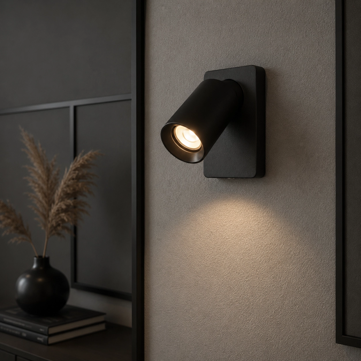 Wandlampe Megano Anthrazit