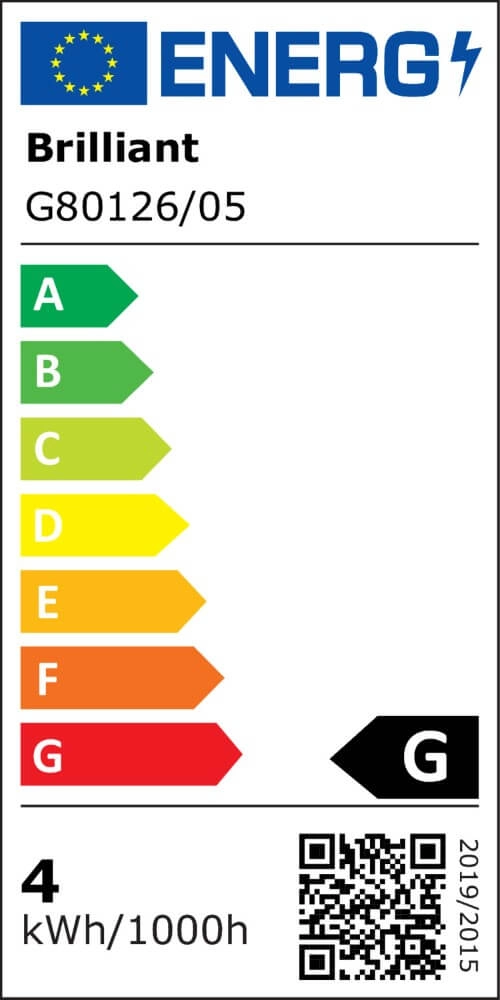 Weißer Aufbaustrahler Iseo wiederaufladbar Brilliant 4004353435591