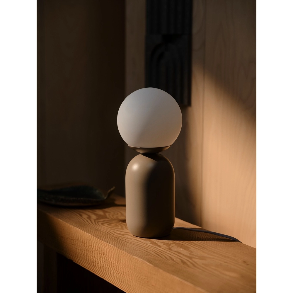 Dänische Tischlampe Notti  Hellbraun Nordlux 5704924026935