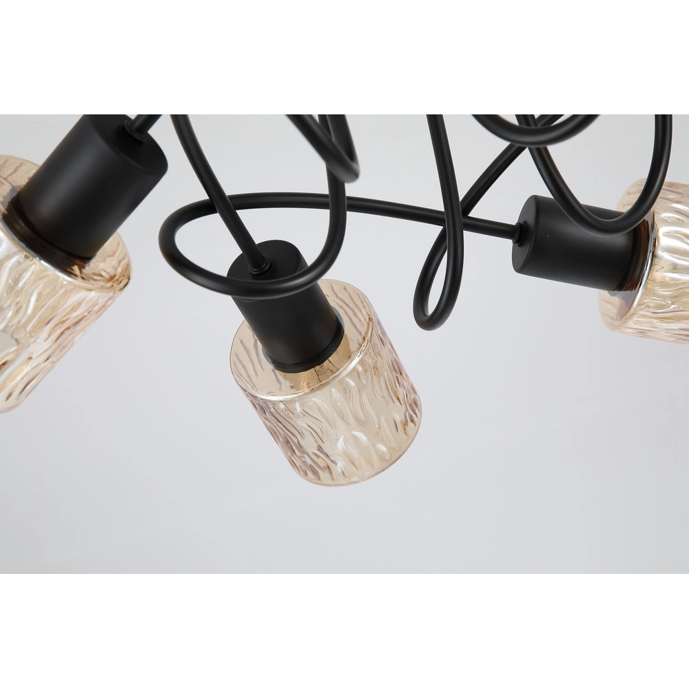 Deckenlampe Knot schwarz 3-flammig Searchlight 5053423301952