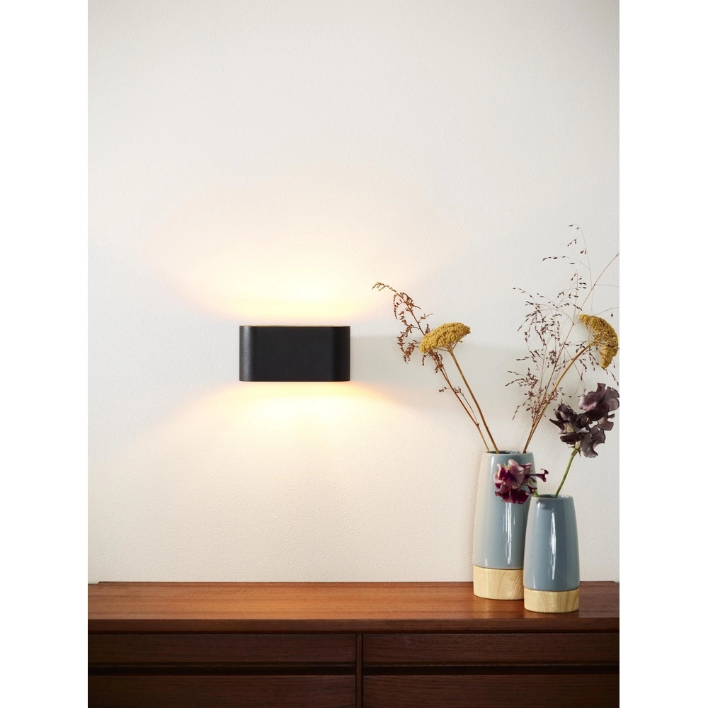 Wandlampe Xera 16 cm schwarz Lucide 5411212233684